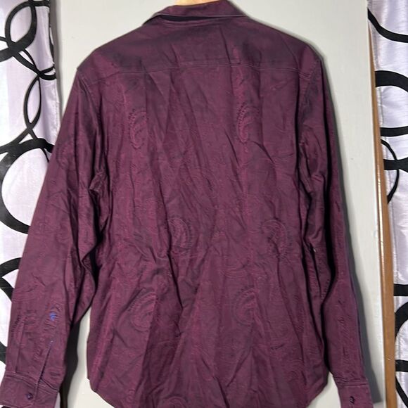 Robert Graham Men's Classic Fit Woven Shirt Medium - Picture 9 of 11